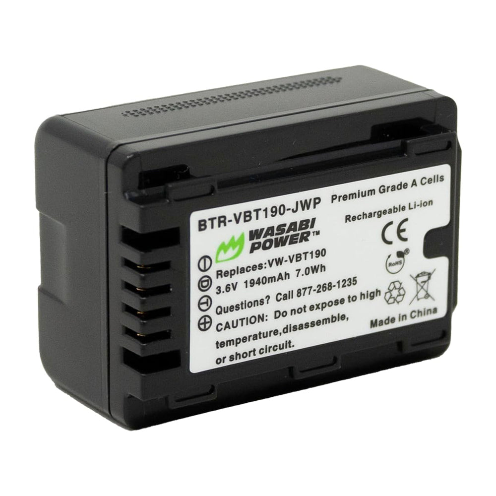 Li-ion Celeb VW-VBT190 Replacement Battery Compatible with Panasonic HC