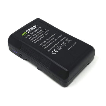 Wasabi Power BP95W 14.4V 6600mAh V-Mount Lithium-Ion Battery with Power Indicators, D-Tap and USB 2.1A Ports for Professional Blackmagic Ursa Mini and Epic Cinema Camera