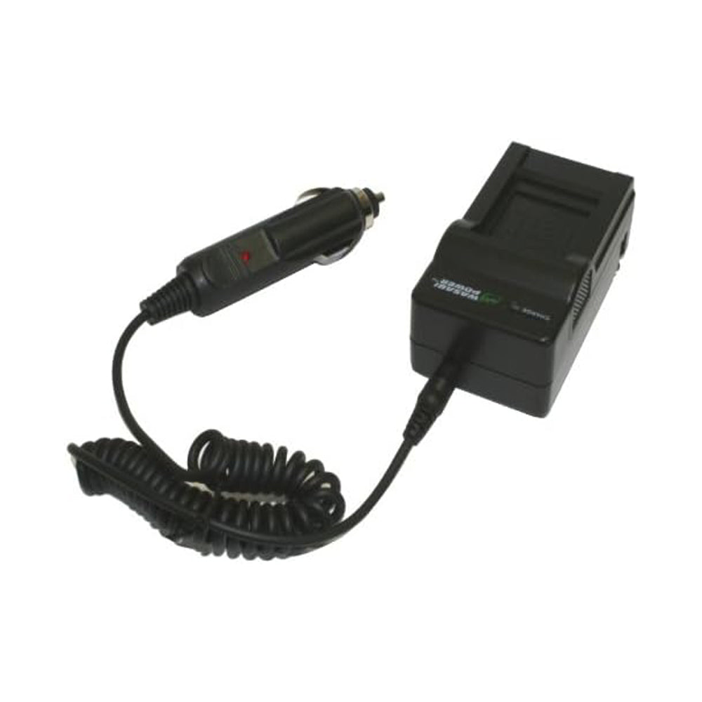 Wasabi Power (2-Pack) SONY NP-BY1 NPBY1 Battery and Charger with Fold Out US Plug, Car Charger and Euro Plug Adapter for Sony HDR-AZ1 Action Cam Mini Camera