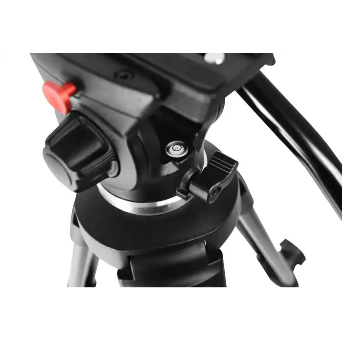 WEIFENG WF-550 Professional Video Tripod with 75mm Bowl Fluid Head 360° Pan / 180° Tilt, Quick Release Plate, 1/4" & 3/8" Attancement Threads, 160cm Max. Height, 8kg Max. Load Capacity for DSLR, SLR, Mirrorless, Movie, Cinema Camera