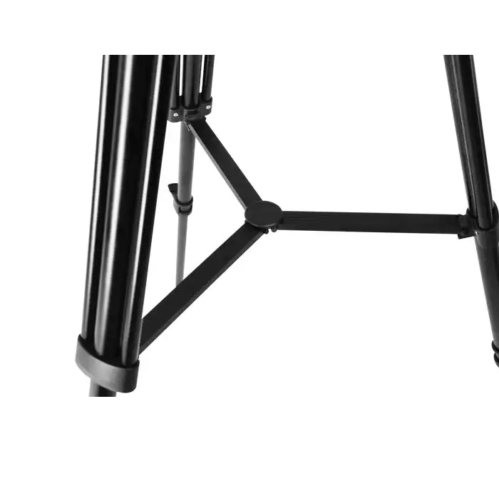 WEIFENG WF-550 Professional Video Tripod with 75mm Bowl Fluid Head 360° Pan / 180° Tilt, Quick Release Plate, 1/4" & 3/8" Attancement Threads, 160cm Max. Height, 8kg Max. Load Capacity for DSLR, SLR, Mirrorless, Movie, Cinema Camera
