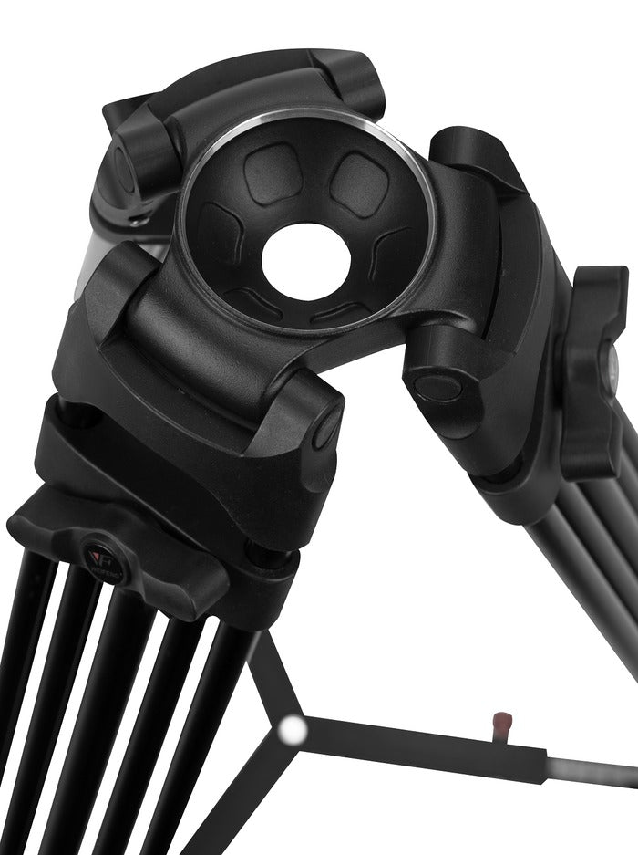 WEIFENG WF-616 Professional Video Tripod with 75mm Bowl Fluid Head 360° Pan & -75°/+90° Tilt, Quick Release Plate, 1/4" & 3/8" Attancement Threads, 180cm Max. Height, 8kg Max. Load Capacity for DSLR, SLR, Mirrorless, Movie, Cinema Camera