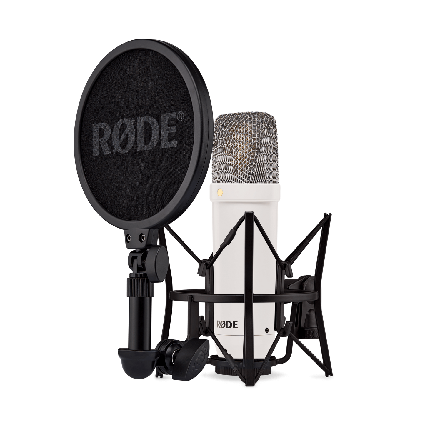 Rode NT1 Signature Cardioid Condenser Studio Microphone with HF6 1" Large Diaphragm Capsule, XLR 3-Pin Output, Phantom Powered for Recording, Podcasting, Live Streaming