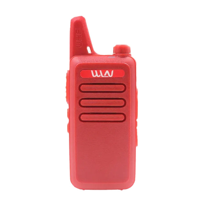 WLN KD-C1 Mini Walkie Talkie Portable Two Way Radio (PC Programmable) 5W 400-470Mhz UHF Transceiver and Receiver with 16 Channels | WLN KD-C1 WHITE