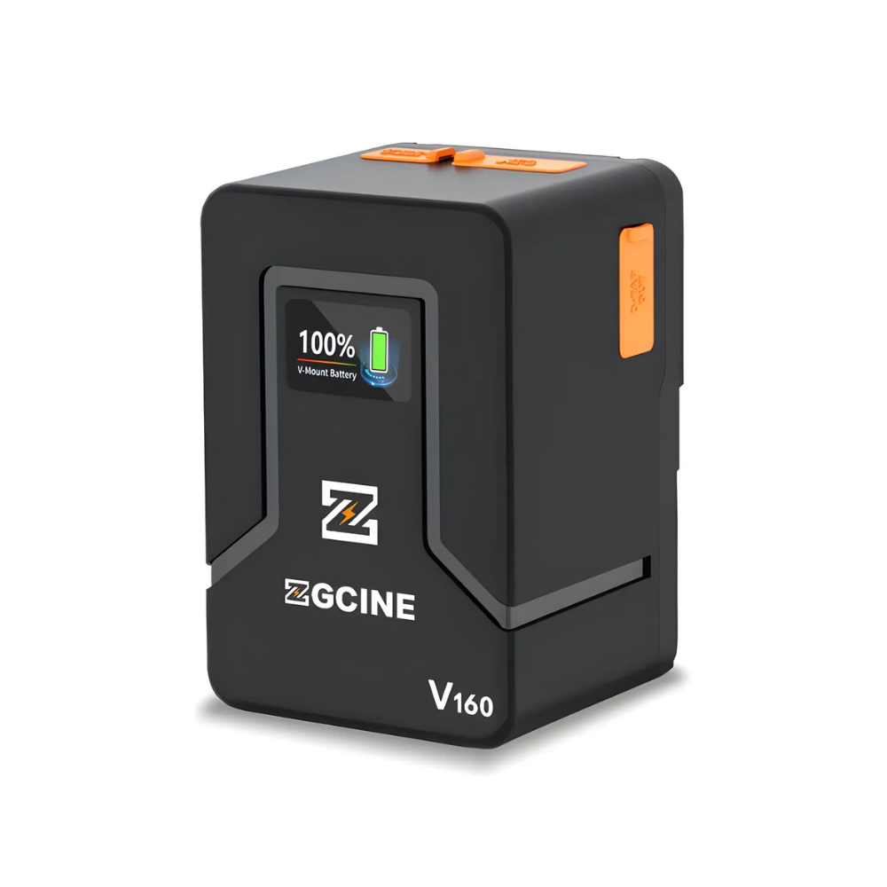 ZGCINE ZG-V50 50Wh / ZG-V99 99Wh / ZG-V160 142Wh 14.8V V-Mount Battery with PD Fast Charging, USB-C, D-Tap, OLED Display, Pocket-Size Design for Mobile Phones, Cameras, LED Lights, Monitors, Video Equipment, Studio & Content Creation