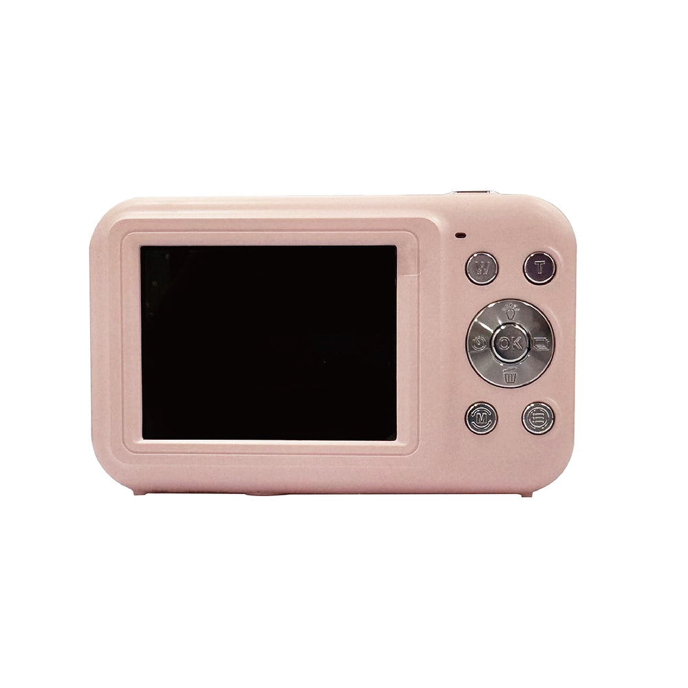 YASHICA x Hello Kitty Series (DZ-100) Compact Digital Camera Point and Shoot 44 Megapixel F/3.2 36mm with 1080p Video, 16x Digital Zoom, 700mAh Li-ion Battery, Max 64GB TF / MicroSD Card Support, 2.4" Screen Display | Pink, White