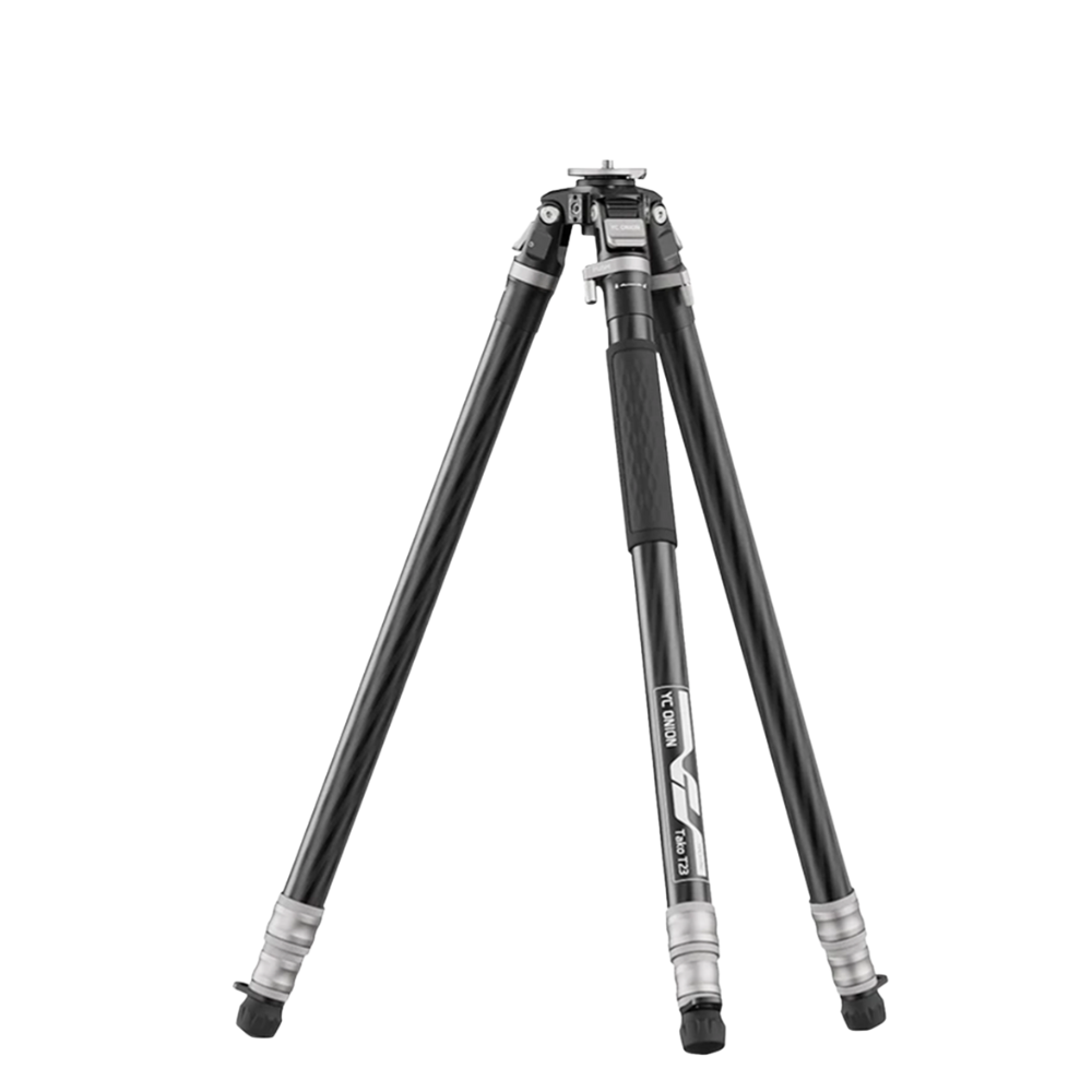 YC ONION TAKO T23 Carbon Fiber Tripod with GH38 Gimbal Head, Overhead Rig, BC44 & BF44 Ball Head, 1/4" Arri Locating Thread, One-Step Release System, Lower Shooting Angle Up to 82° for Photo / Video Tripod, DSLR Mirrorless Camera | TPC177