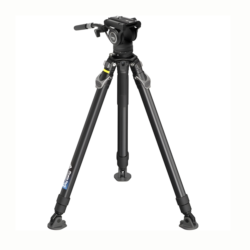 YC ONION PINETA PEAK Heavy Duty Video Tripod w/ CEDAR CB7 / FH7S Fluid Head, 75mm COCONUT Bowl Head, FEISO Release System, Low Shooting Angle Up to 82°, 1/4" & 3/8" Screw for Professional Video Production Tripod Mirrorless & Cinema Camera
