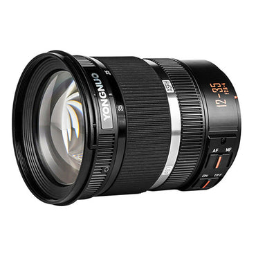 Yongnuo 12-35mm f2.8-4 Wide-Angle Zoom Lens with Macro Shooting, Manual and Auto Focus for Olympus Panasonic Micro Four Thirds M4/3 Mount Cameras | YN12-35MM