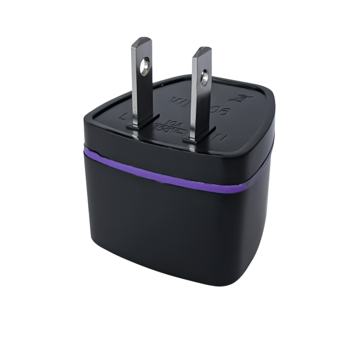 Yoobao WN-06 Universal Power Adapter, 250V 10A Wall Plug Socket Charger with Standard Outlet (Black)