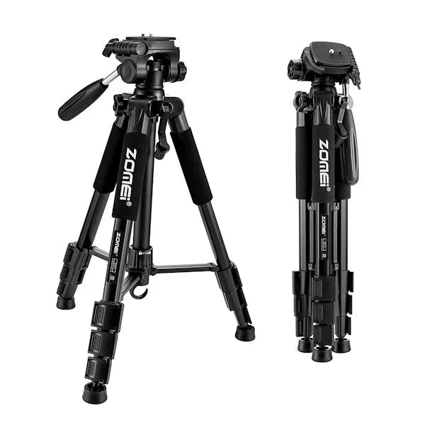 Zomei Q111 Professional Aluminum Lightweight Compact Travel Portable Camera Tripod 55-inch | JG Superstore