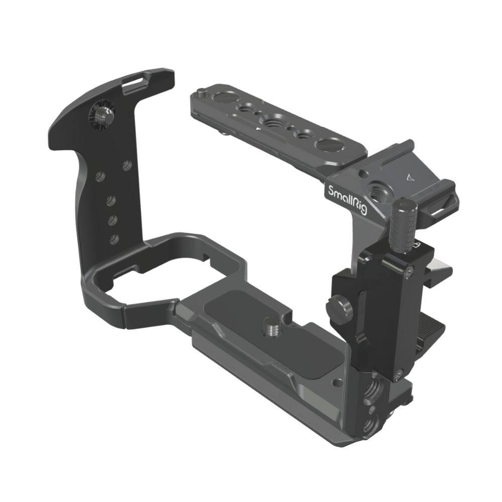 SmallRig Full Camera Cage for Sony FX30 / FX3 with XLR Extension Handle, Detachable TO Rail, HDMI Cable Clamp, Arca-Type Quick Release Base Plate, Cold Shoe Mount, ARRI, 1/4"-20 and 3/8"-16 Holes for Attachments and Accessories