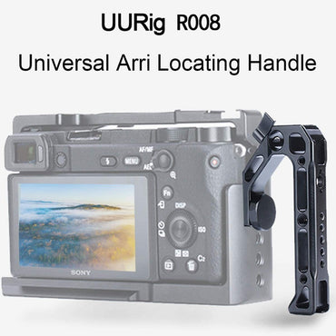 UURig by Ulanzi R008 Top Handle Grip Arri Locating Screw with Cold Shoe Monitor Holder for Cameras