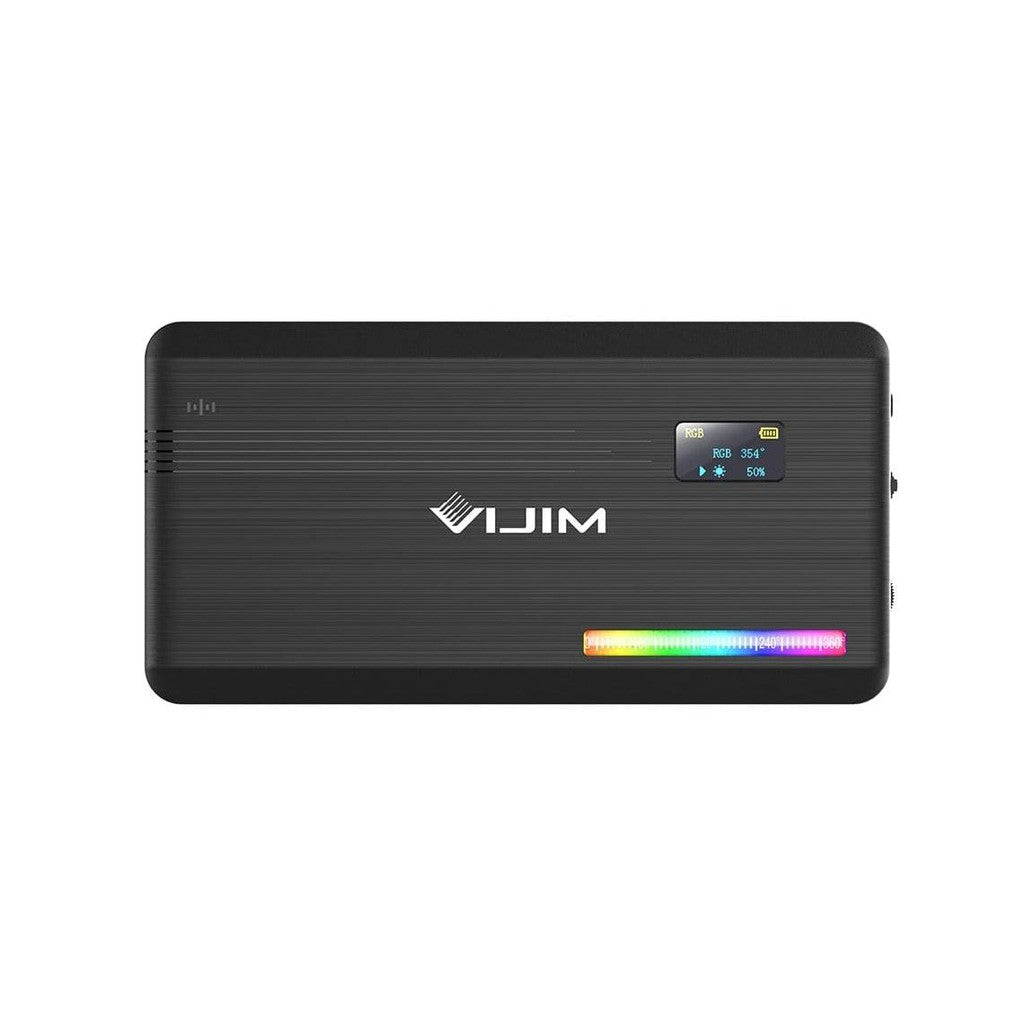 Vijim by Ulanzi VL196 RGB LED Video Light Lamp 2500K 9000K Dimmable Fill for Cameras Smartphone Vlog Photography
