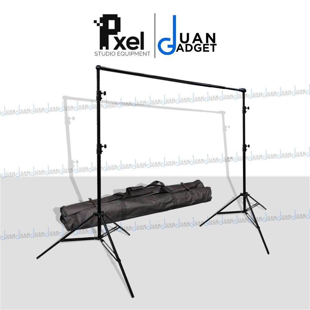 Pxel LS-BD2.8X3 HD Heavy Duty Background Backdrop Muslin Stand 9 x 10 Feet / 2.8M x 3M