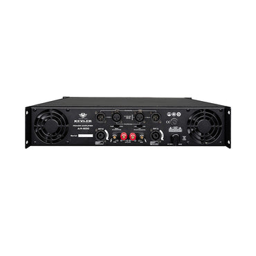 KEVLER AR Series 2-Channel 600W Professional Power Amplifier with LCD Display, High-Current Toroidal Transformer, Parallel Bridge Mode Selection and XLR Input | AR-600