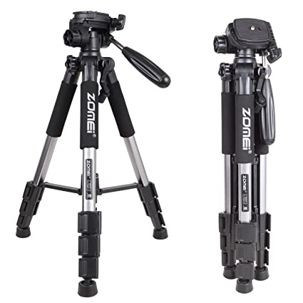 Zomei Q111 Professional Aluminum Lightweight Compact Travel Portable Camera Tripod 55-inch | JG Superstore
