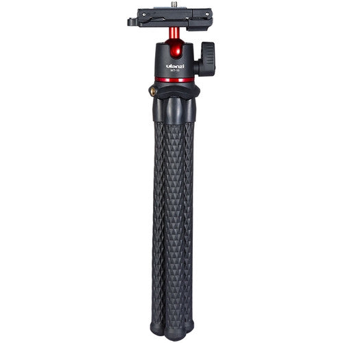 Ulanzi MT-11 Flexible Octopus Mobile Phone Camera DSLR Mirrorless Tripod 2 in 1 with Foldable Clip Magic Arm, 1/4"-20 Extension Port for Youtube Tiktok Vlog Vlogging Livestream Streaming Video