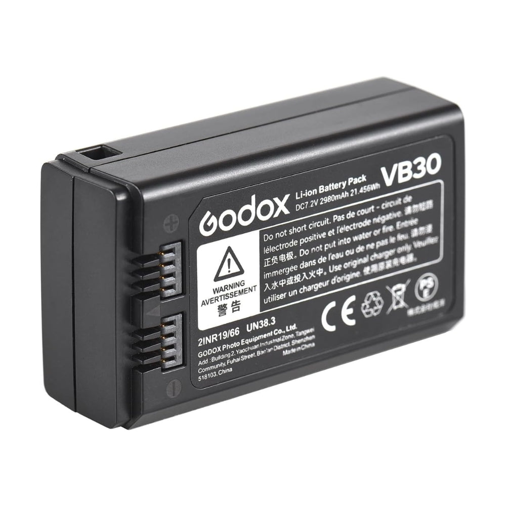 Godox VB30 Rechargeable 2980mAh Lithium-Ion Battery Pack for V1 Pro Series Flash Speedlite