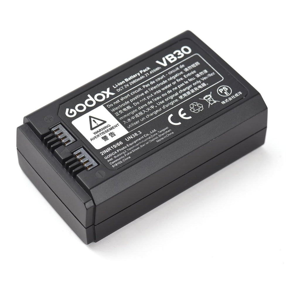 Godox VB30 Rechargeable 2980mAh Lithium-Ion Battery Pack for V1 Pro Series Flash Speedlite