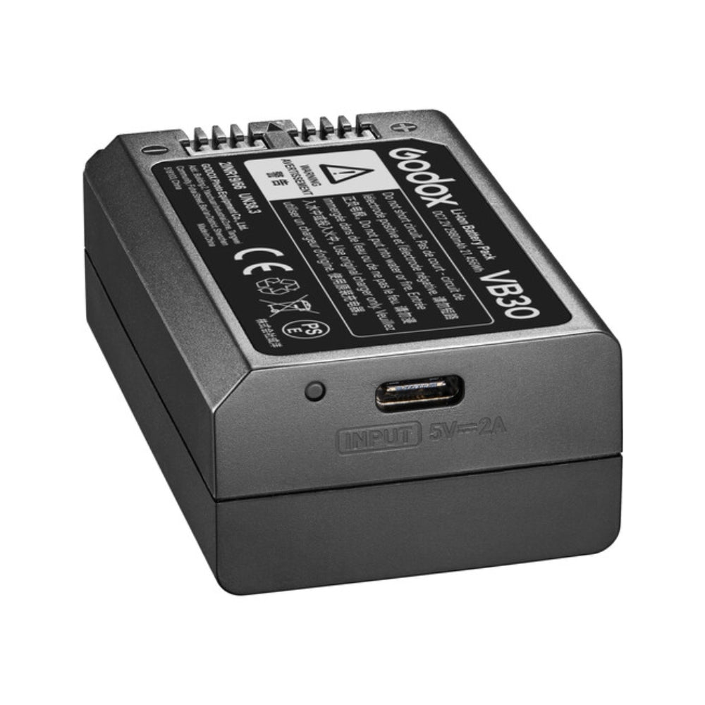 Godox VB30 Rechargeable 2980mAh Lithium-Ion Battery Pack for V1 Pro Series Flash Speedlite
