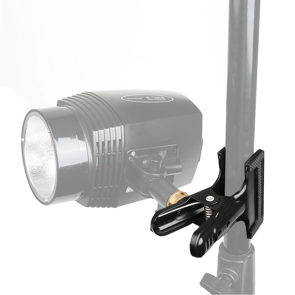 Pxel AA-CT4 Heavy Duty Metal 1/4" Camera Clip Clamp Flash Reflector Holder Mount for Studio Backdrop Camera