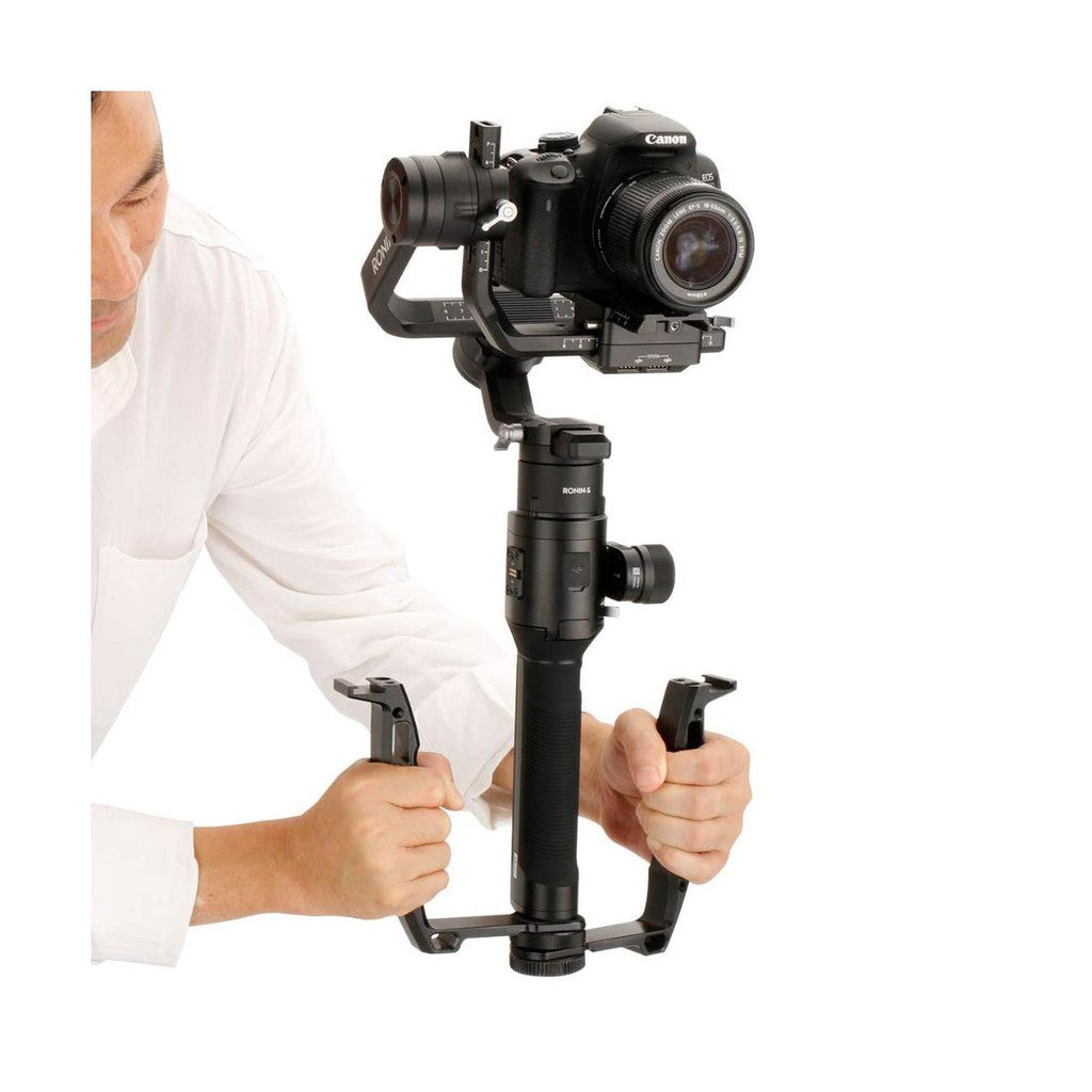 UURig by Ulanzi DH03 Metal L Type Bracket Microphone Stand Handle Grip Video Monitor Mount for DJI Ronin S Ronin-SC Zhiyun Crane 2 Moza Air 2