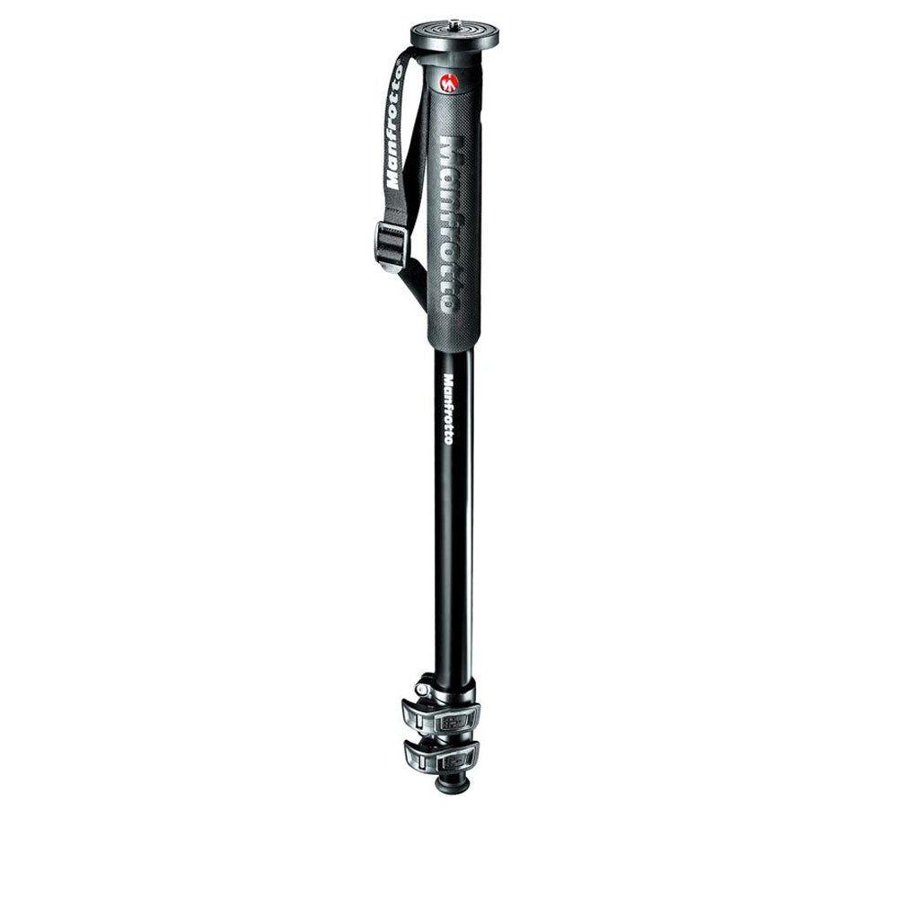 Manfrotto MPMXPROA3 - XPRO Prime Base 3-Section Aluminum Monopod for Vlogging, Photography