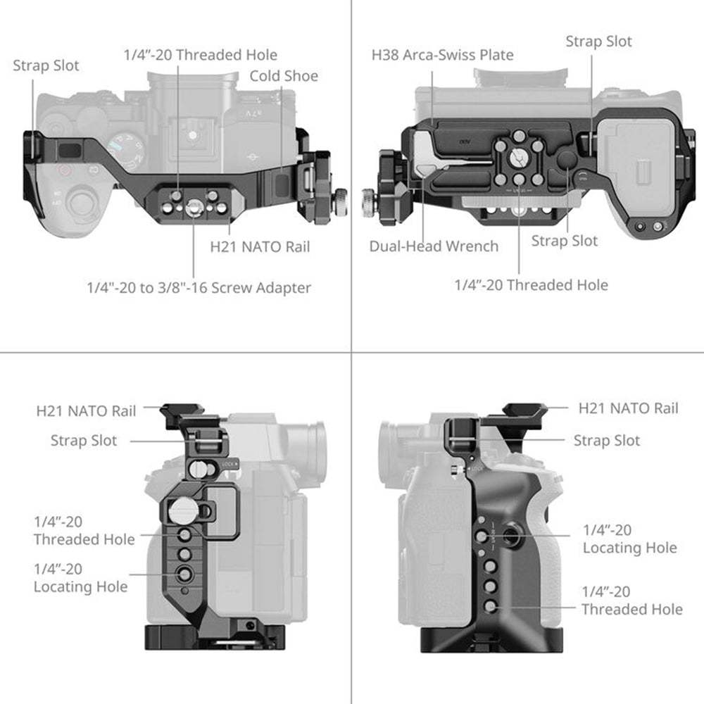 SmallRig HawkLock Camera Cage Kit for Sony A7 V / A7R V / A7 IV