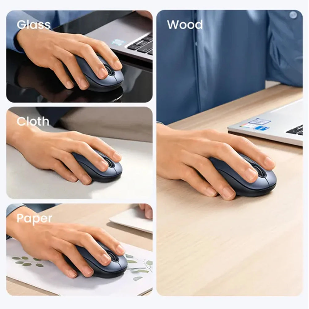 UGREEN HM102 Multi-Mode Wireless Mouse with Bluetooth & 2.4GHz Connectivity | 75991 / 75994