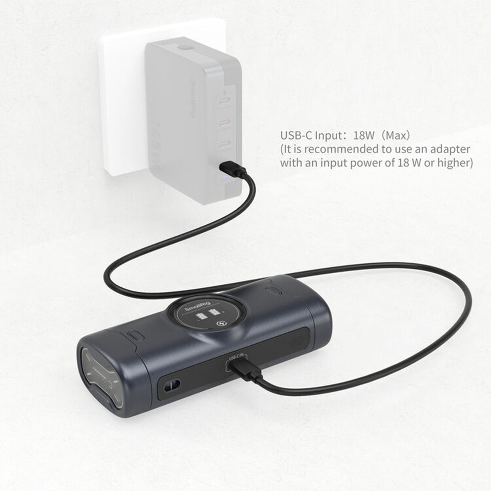 SmallRig LP-E6P | NP-FZ100 | EN-EL15c Camera Battery Kit / Portable Dual-Bay Charger Case Only