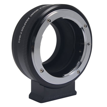 Meike MK-NF-P Adapter for Nikon F-mount Lens to M43-Mount Mirroless Camera Panasonic Olympus like E-PL5 E-PL6 E-PL7 GM5 GX1 GX7 G3 e