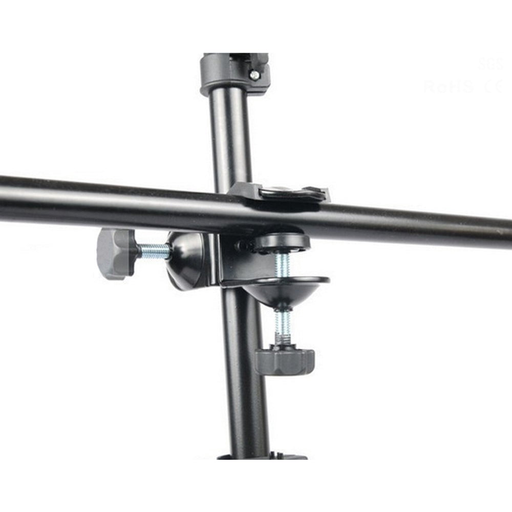 Pxel AA-UC5 Heavy Duty Metal Dual Double U Clip C Clamp Type Bracket Mount for Photo Studio Boom Arm Light Stand