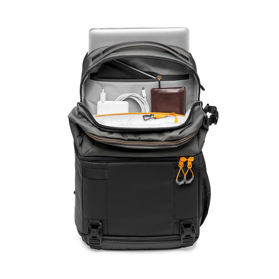 Lowepro Fastpack Pro BP 250 III Gray Lighweight Backpack for Mirrorless DSLR, Folding Drone Kit