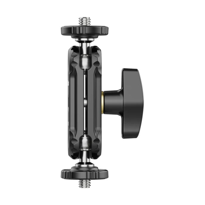 Ulanzi R102 Multi-Functiol Double Ball Head with 1/4" Dual Mount Screws, 1Kg Load Capacity, 360 Degree Rotatable & 180 Degree Tilt for Photography Equipment (KIT Available) | 3058, 3059