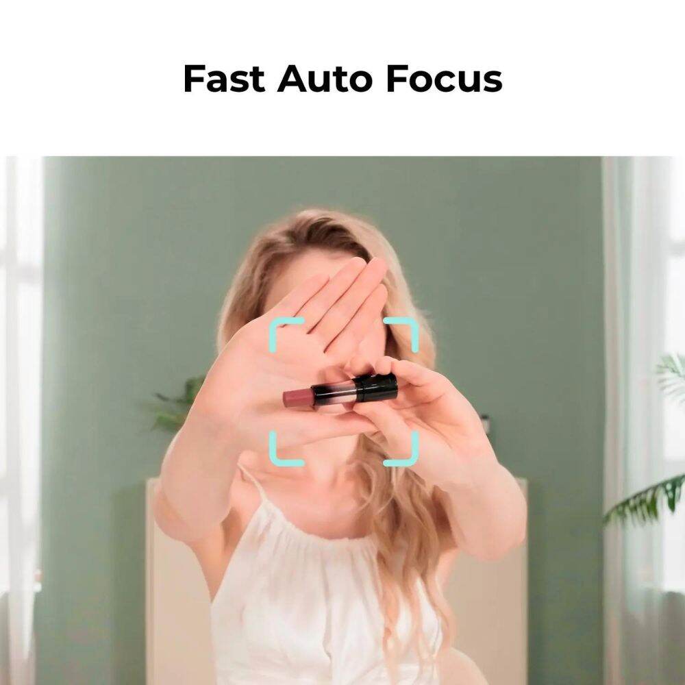 OBSBOT Meet 2 AI-Powered 4K Webcam with Intelligent Auto Framing, Phase Detection Auto Focus, Dual Omnidirectiol Microphones, and Supports Windows and macOS for Computers & Laptops - Live Streaming, Broadcast, Recording, and Conferencing