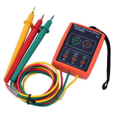 Eagletech SM852B Phase Meter with 3 Phase Rotation Sequence Tester with Buzzer Checker and LED indicators