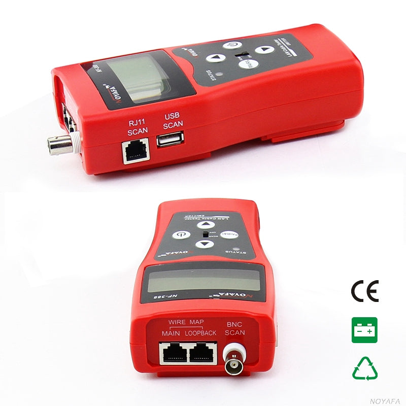 Noyafa NF-388 RJ45 UTP STP Cat5 Telephone Wire Tracker Line Finder Tone Tool Kit LAN Network Cable Tester