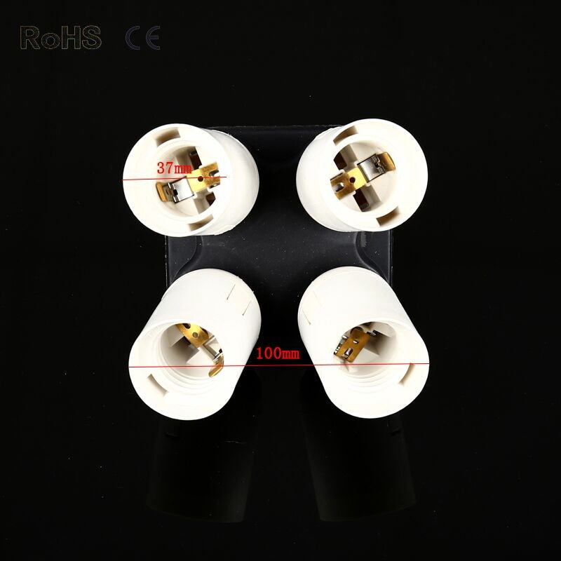 Pxel BH-4B SPLITTER 4 in1 E27 Base Socket Splitter Light Lamp Bulb Adapter Holder