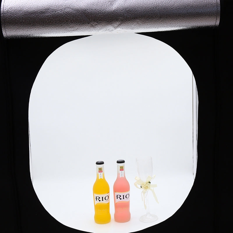 Pxel LB70LED 70cm x 70cm Studio Soft Box LED Light Tent with Backdrop and Bag