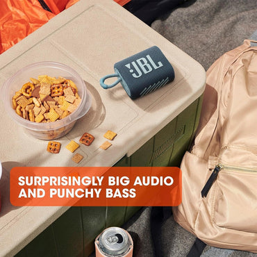 JBL GO 4 Waterproof and Dustproof Ultra-Portable Bluetooth Speaker with 4.2W RMS, 7hrs of Play Time, JBL Portable App, USB Type C Charging