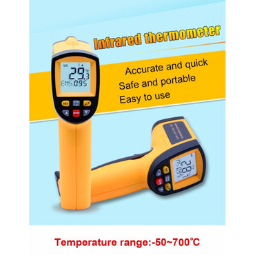 Benetech GM700 Non Contact Thermometer Laser Temperature Gun Infrared Thermometer -50° to 750° Celcius