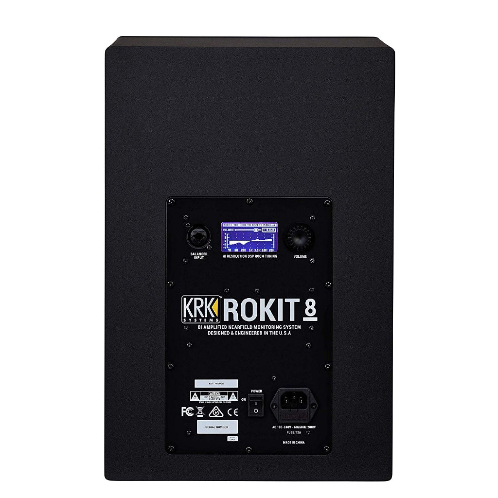 KRK ROKIT 8 G4 8" Bi-Amped Active Powered Studio Monitor Speaker