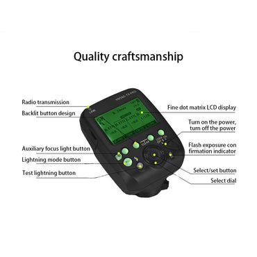 Yongnuo YN560 TX PRO N Wireless Manual Flash Transmitter Trigger for YN200 RF603 RF605 YN622 Nikon