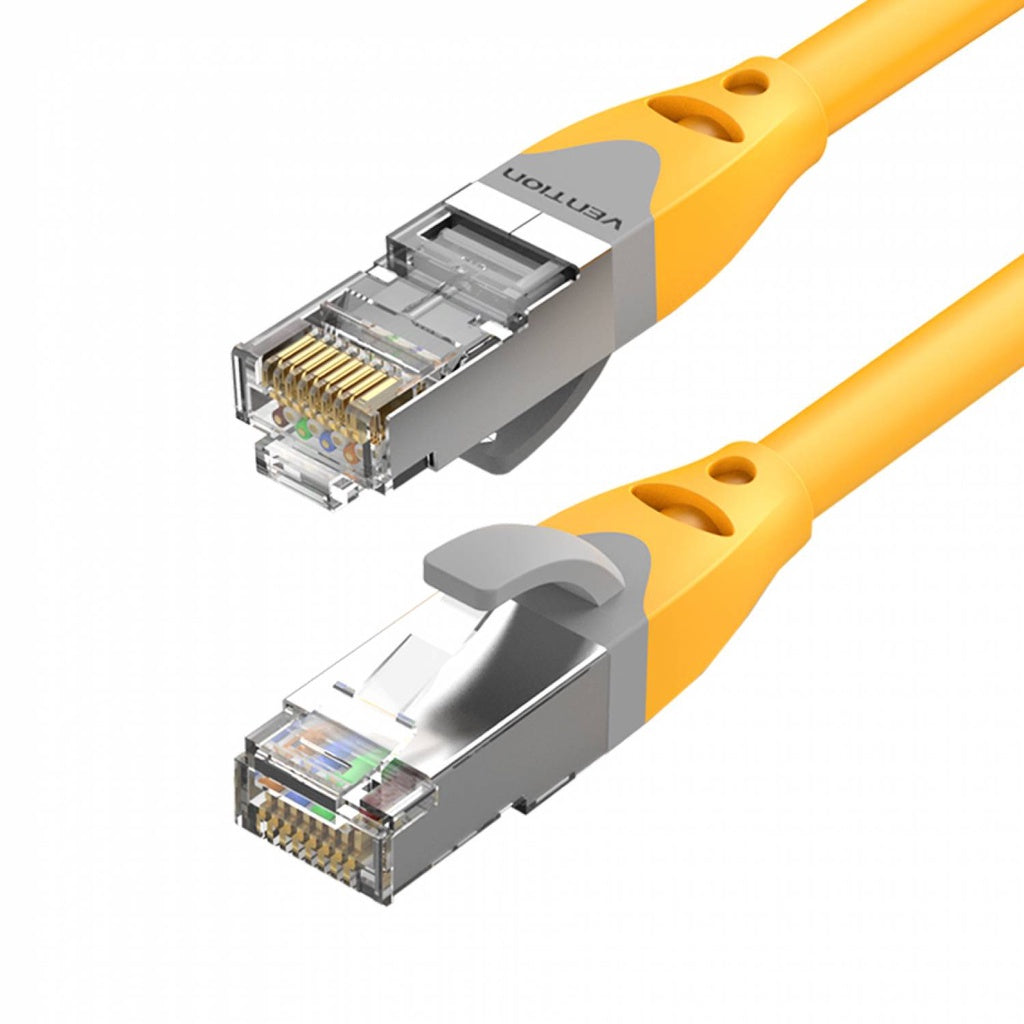 Vention CAT6A Ethernet 40M PVC Cable SFTP Patch 10Gbps 500Mhz Lan Network Wire Cord for Internet Router PC Modem