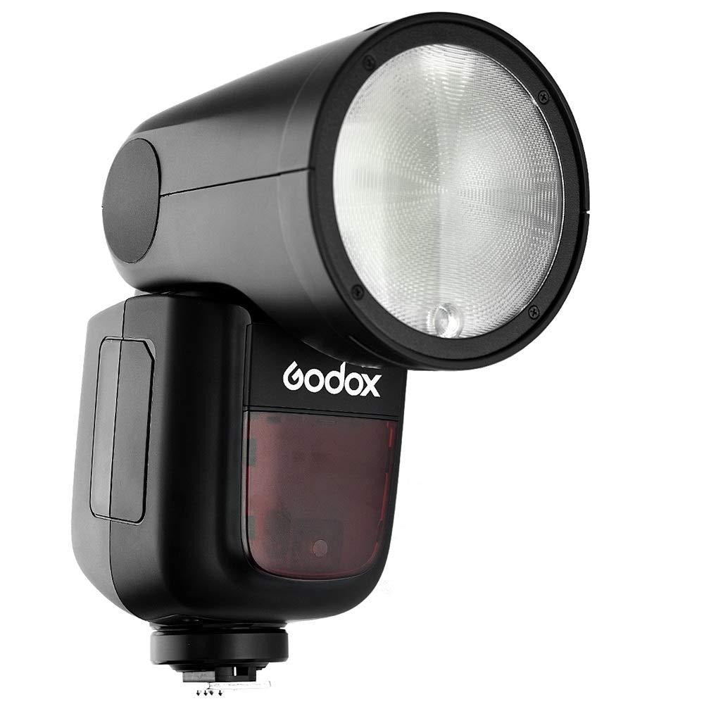 Godox V1 S V1Pro S Flash Speedlight TTL for Sony Camera with 76Ws Power Output, 2.4G Wireless Radio System, Built-In Modeling Lamp, Rechargeable Li-Ion Battery, Tilting & Rotating Round Head with Magnetic Modifier Mount for Photography