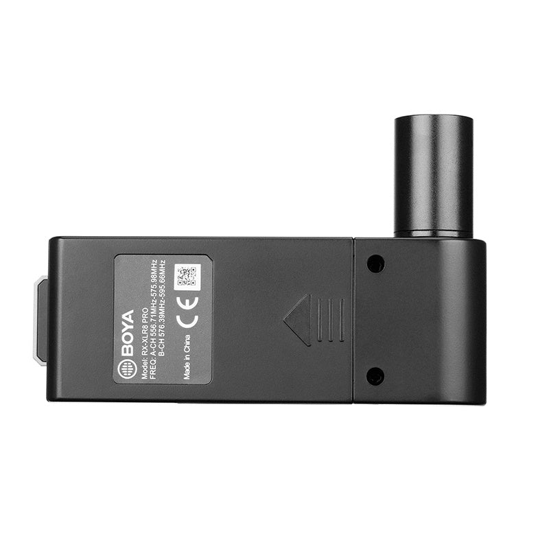 Boya RX XLR8 Pro UHF 3-Pin XLR Wireless Female Handheld Unidirectiol Dymic Microphone Plug-On Receiver for BY-WM8 PRO Series