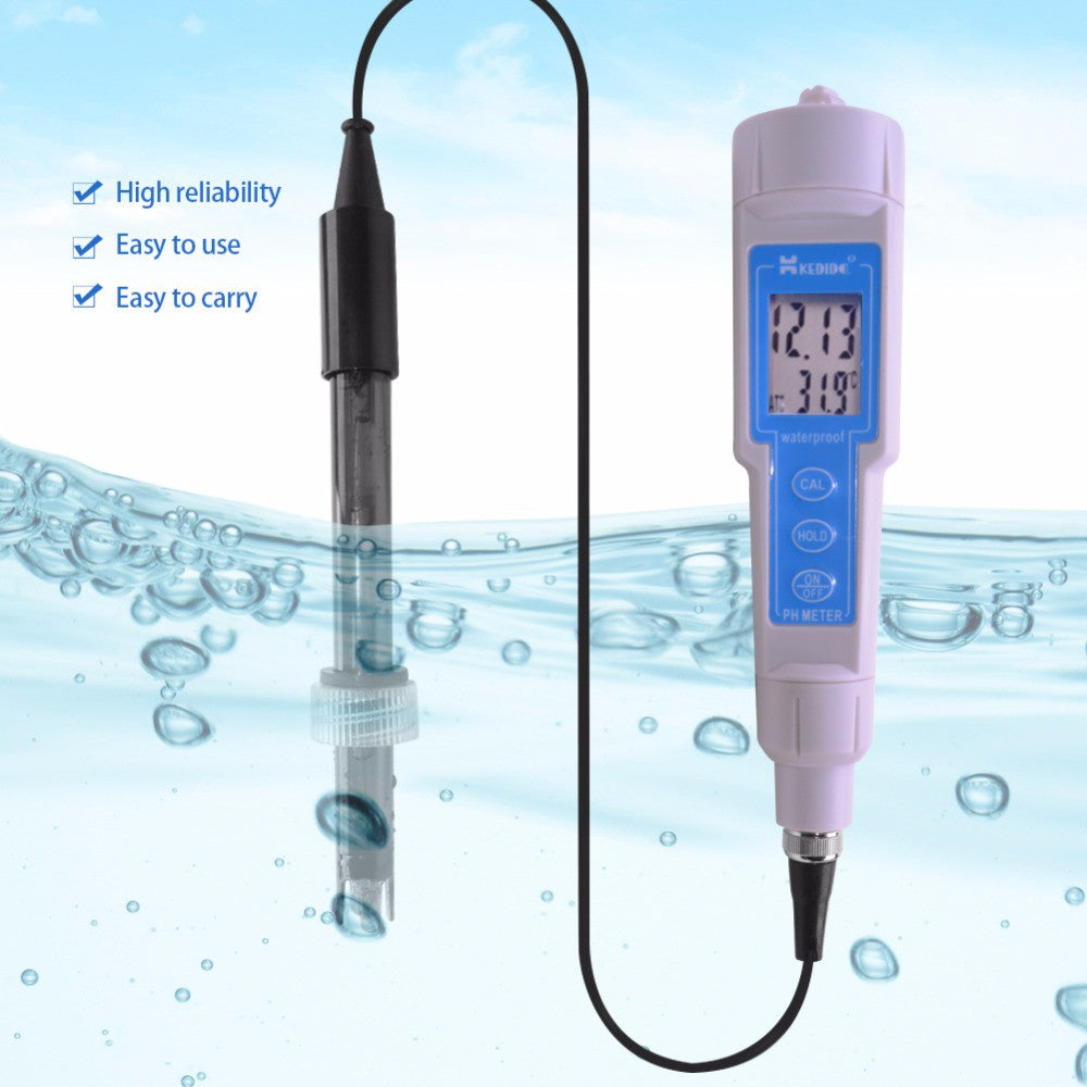 Eagletech CT-6020A High Accuracy Portable Digital PH Meter Waterproof Pen PH Water Tester ATC Acid and Alkaline Alyzer