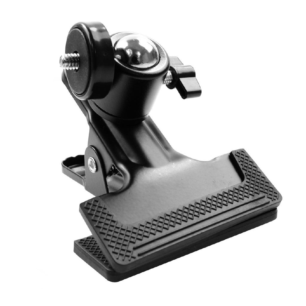 Pxel AA-CT1 Tripod Camera Clip Clamp Flash Holder Mount with 360 Swivel Photography Ball-Head 1/4" Threaded Screw for Camera Tripod, SLR, DSLR, Video Cameras, Studio Backdrop Camera