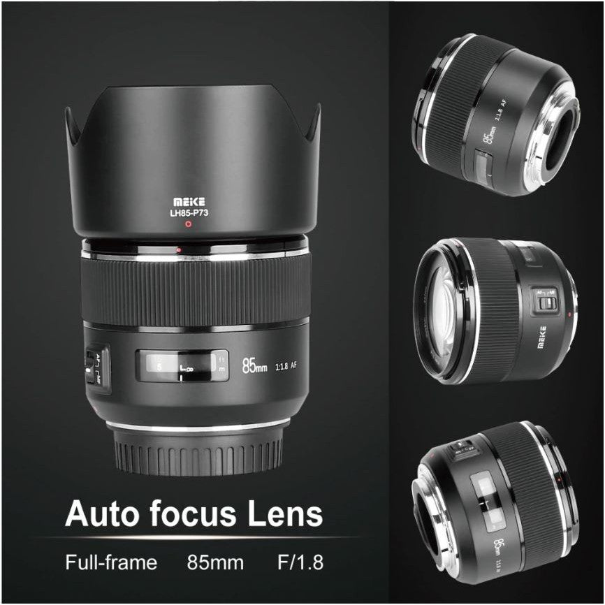 Meike MK-85mm 85mm F1.8 Canon Lens AF Auto Focus Telephoto Portrait Prime Lens for Canon DSLR